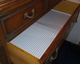 Mahogany High Boy Dresser