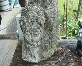 Tara Buddhist Goddess Cement Statue