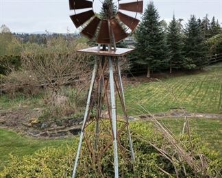 Outdoor Windmill Decoration