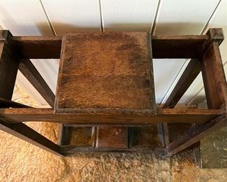 Antique Wood Umbrella Stand