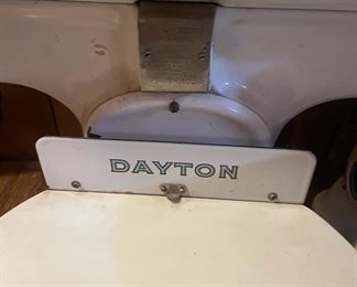 Antique White Porcelain Dayton Scale