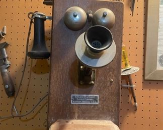 Chicago Telephone Supply Company - Antique Wall Phone 