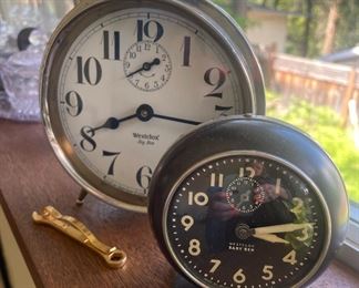 1925 Westclox Big Ben Peg Legs Alarm Clock, Black Westclox Little Ben Alarm Clock