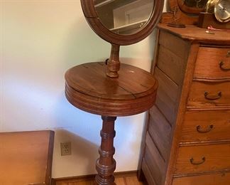 Antique Shaving Stand on Tripod 