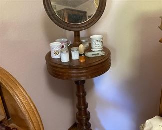 Antique Shaving Stand on Tripod 
