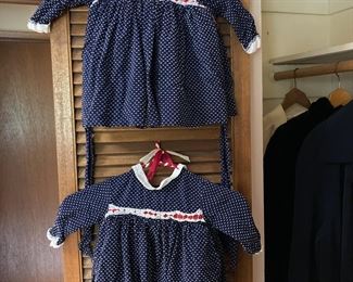 Red, Whit and Blue Baby Dresses