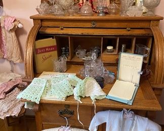 Baby Clothes, Roll Top Desk