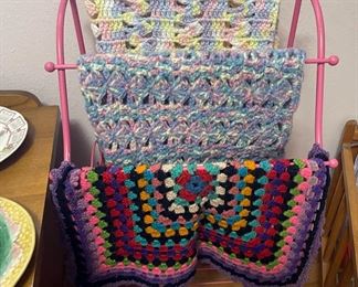 Hand Knitted Baby Blankets