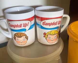 2 Campbell Up Coffee Mugs