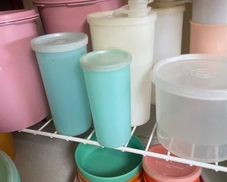 Assortment of Vintage Tupperware