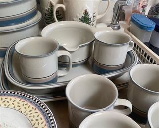 1960's Mid-Century Uhtua Mugs, Bowls and Serving Trays, by Ulla Procope