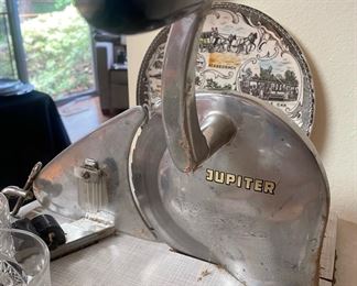 Jupiter Hand Crank Meat Slicer