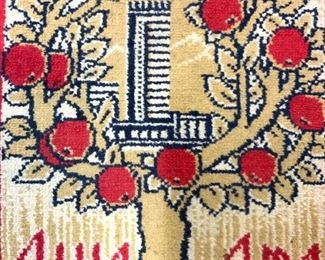 Vintage Handmade Wool Prayer Rug
