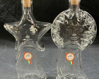 Les Verres Sun & Star Glass Bottles, Italy
