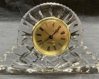 STAIGER Hand Blown Crystal Mantel Clock
