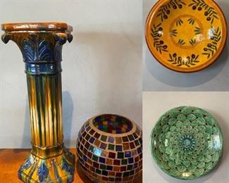 Hand Painted Wall Plates From Mexico, Italy More