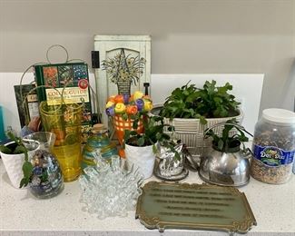 Plants, Pots, Gardening Books And Decor
