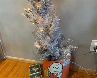 Snoopy, Charlie Brown Trash Can, Silver Tree, Looney Tunes Ornaments More