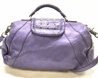 BOTKIER Studded Purple Leather Handbag
