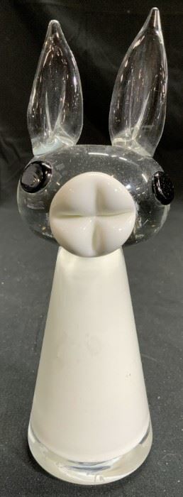 ARMANDO JACOBINO KUMELA Art Glass Rabbit
