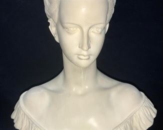 Italian Inspired Woman Footed Bust
