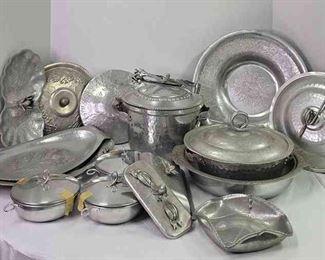 Aluminum Dishware Includes Hammered And Others