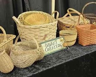 Baskets Galore Various Shapes And Sizes
