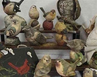 Decorative Birds, Owls And Original Paintings On Slate Stone