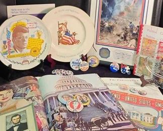 Presidential Themed Memorabilia