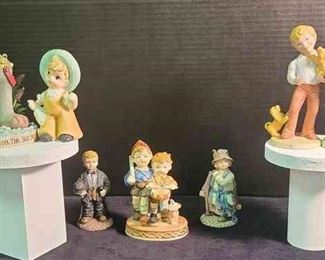 Seven Figurine Collectables