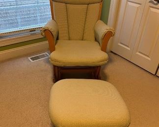 Dutailier Glider & Ottoman