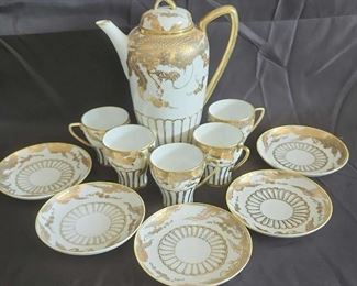 02 RARE Bone China 5 Piece Tea Set