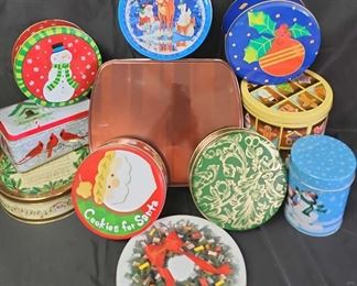 Assorted Holiday Tins