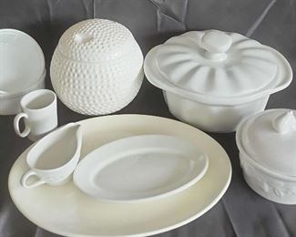 Assorted White Dishes