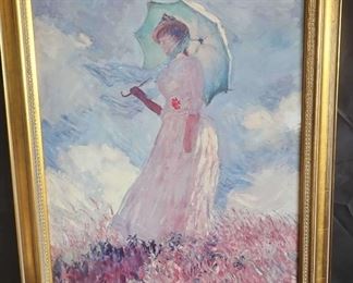 Stunning Claide Money Woman Framed Art