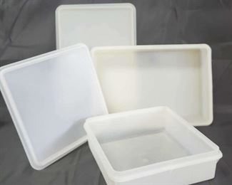 Vintage Tupperware Carriers with Lids