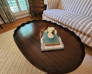 Scalloped Edge Coffee Table