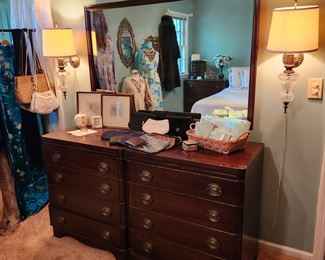 Dresser and Mirror