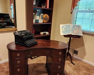 Vintage Kidney Shaped Desk