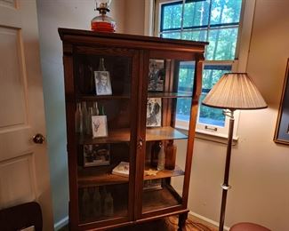 Vintage Glass Front Display Case