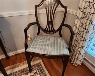 Mahogany Shield Back Dining Chair