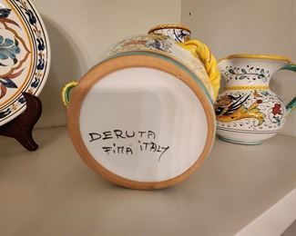 Deruta Handpainted Italian Dishes
