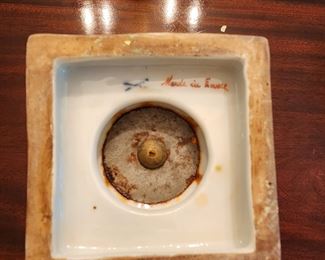 Pair of French (Locre) Porcelain Campana Forum Vases circa 1830