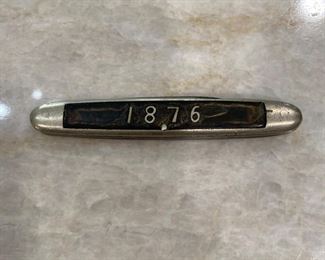 Centennial pocket knife 1876 from Philadelphia expo