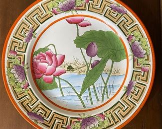 Wedgewood plate - hand painted - 1879