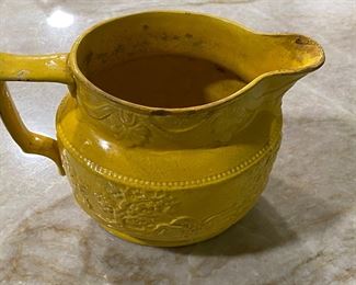 Yellow luster pitcher 1820’s to 1830’s