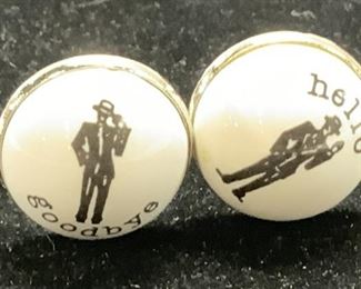 Hello- Goodbye DUCHAMP Cufflinks, England
