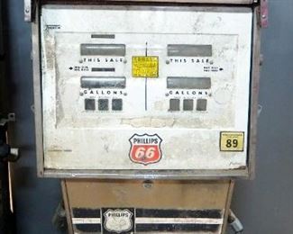 Phillips 66 Vintage Gas Pump, Tokheim Model 1150AT-2-RC-TWIN-GP-PP
