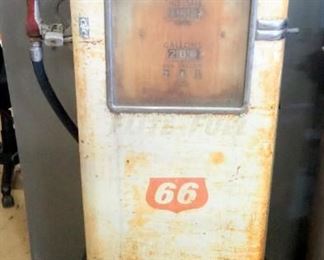 Phillips 66 Flite-Fuel Vintage Gas Pump, Bowser Rol-Way Model