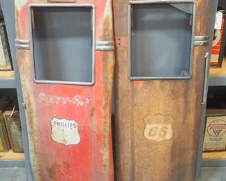 Phillips 66 Vintage Gas Pump Doors, Qty 2